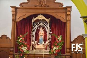  Telde rinde honores a la Virgen de Las Nieves con una solemne misa en Lomo Magullo/Francisco Javier Santana-TA.